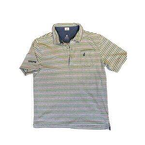 Boy's Size 16 Large Jonnie-O Polo Shirt Cotton Green Gray White